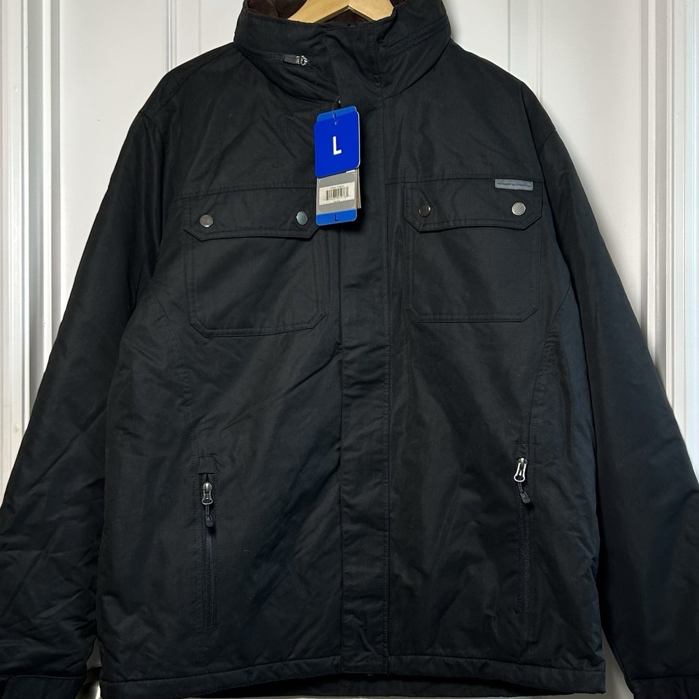 Rugged Elements Black Insulated Trek Jacket Gorpcore Outdoor Ready Style